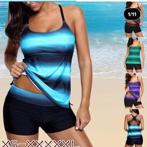 Tankini. It says XL but it looks more like an L.